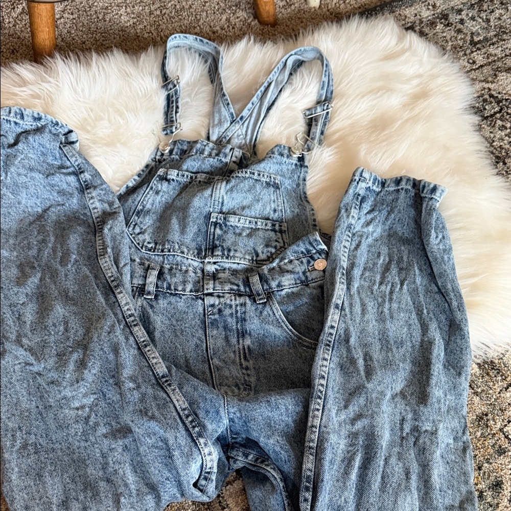Blue Denim Overalls